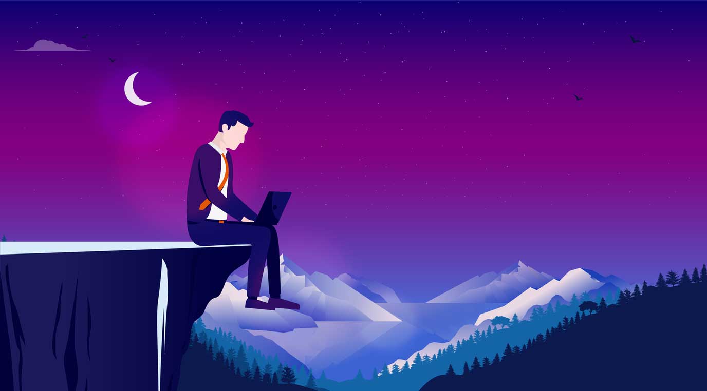working for yourself in business we get digital