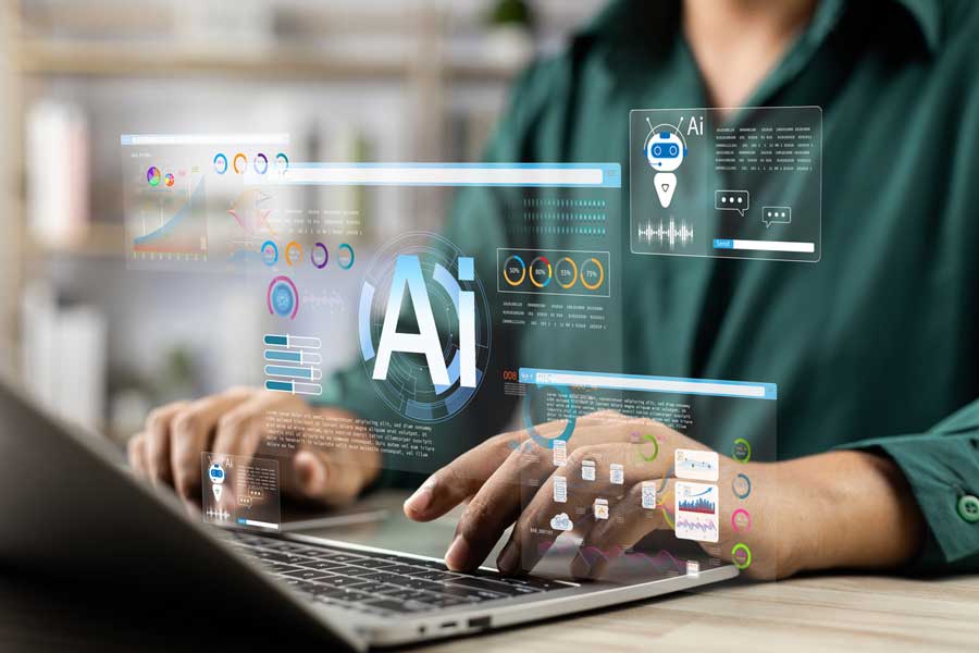 can ai replace web designers 2025 man at computer