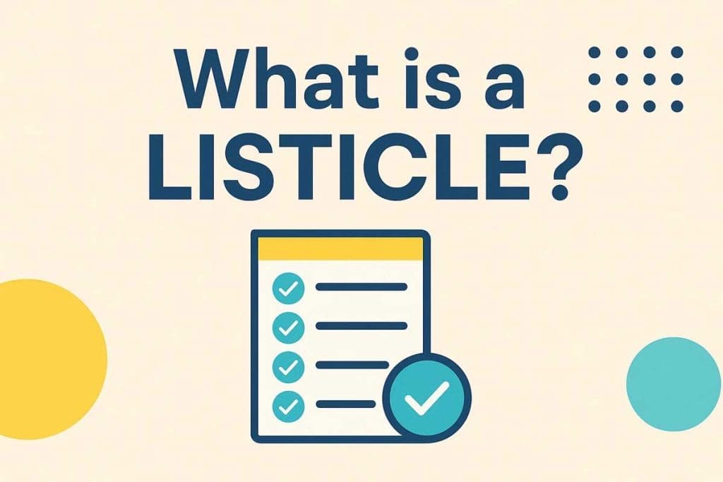 how to write listicles graphic